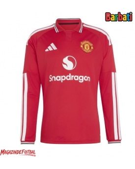 Manchester United Tricou Fotbal Replică 2026-27 Barbati Acasa Mâneci Lungi Manchester United Tricou Fotbal Replică 2026-27 Barbati Acasa Mâneci Lungi